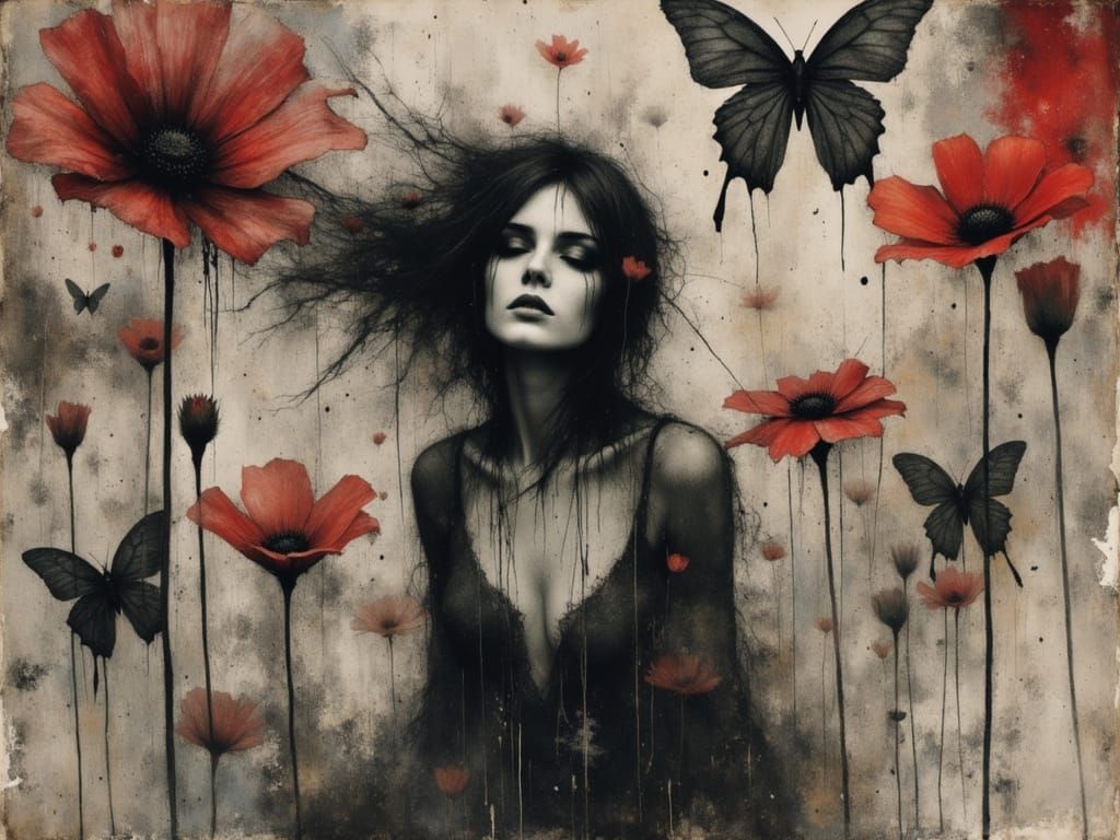 Grief Embodied: Surreal Watercolor and Ink Art