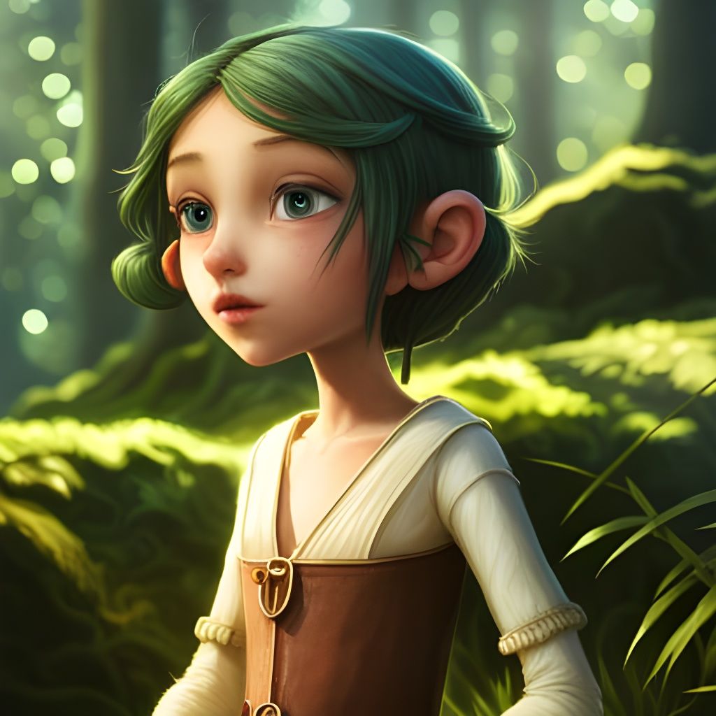 Earth Elf Portrait in Unreal Engine 5