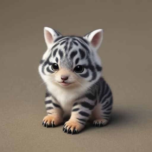 Adorable Animal Image Generated by AI