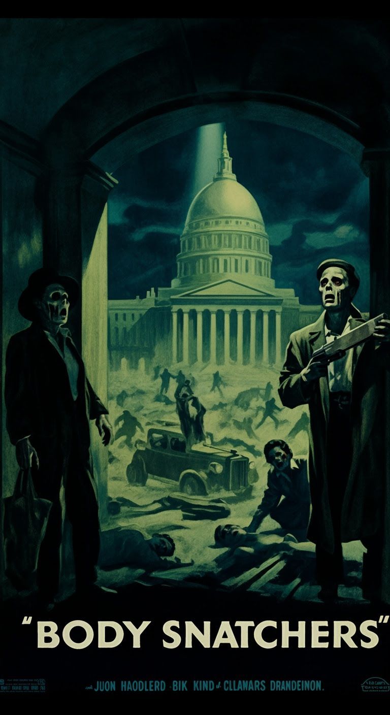 Vintage Horror Poster: Body Snatchers