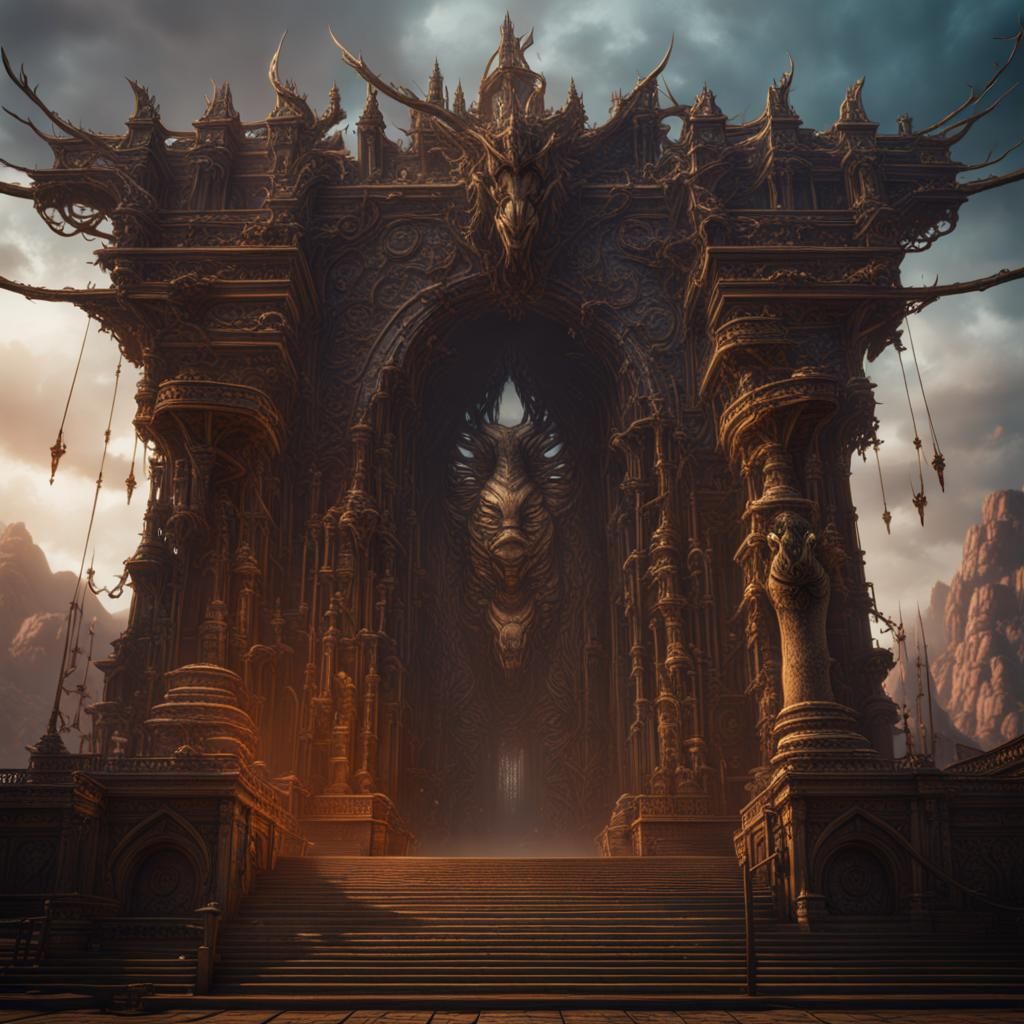 Detailed Sandman Matte Painting in Deep Color