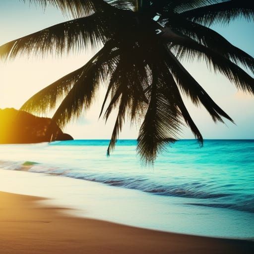Tropical Beach Photography with Bokeh