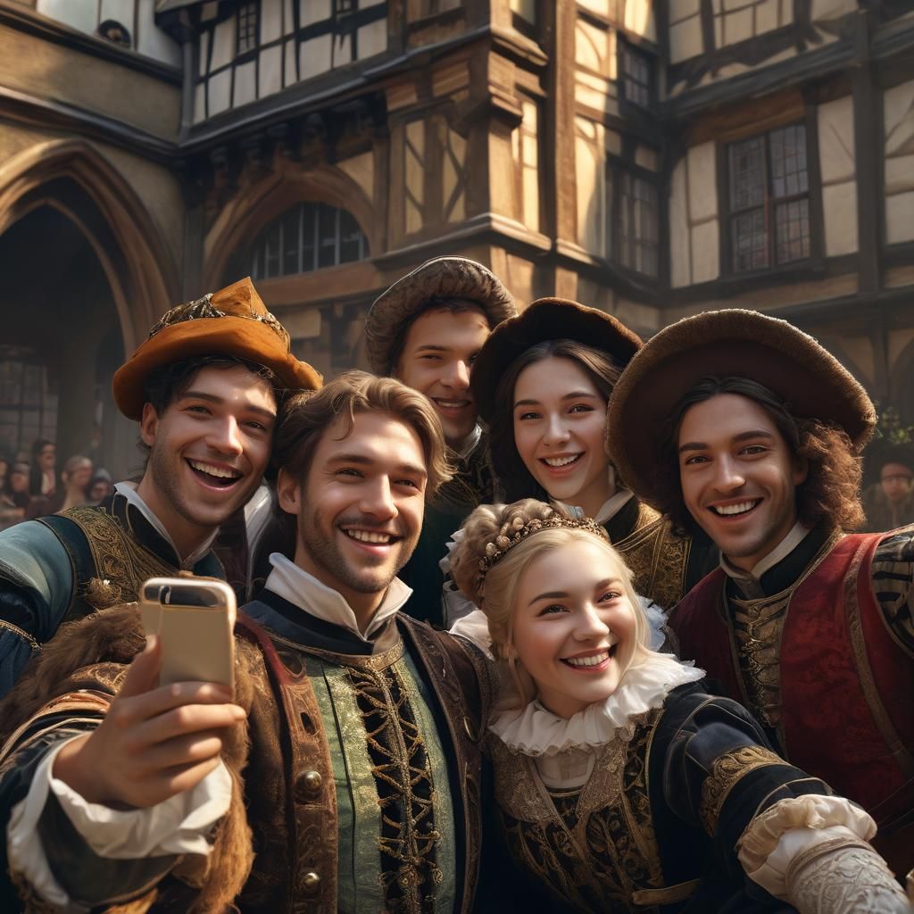 Tudor Selfie Portrait