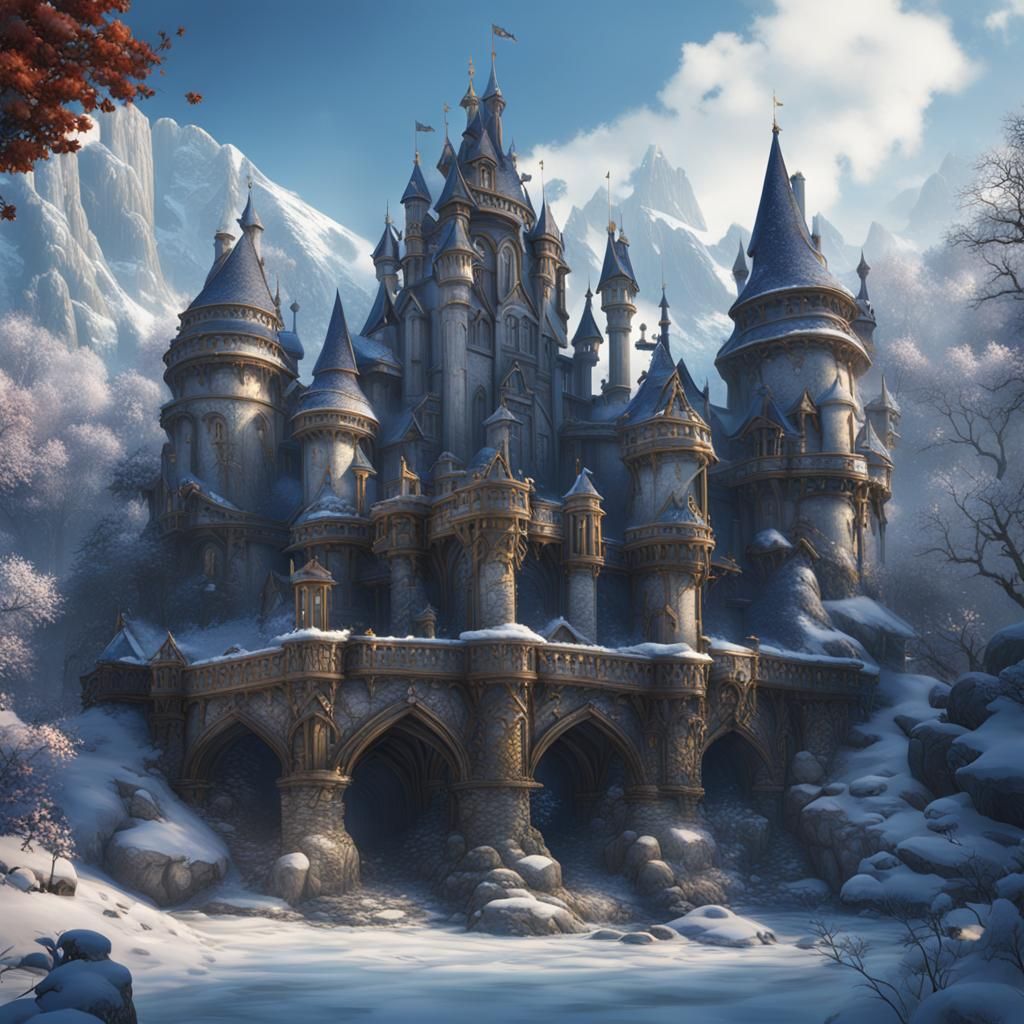 Snow White Detailed Fantasy Concept Art