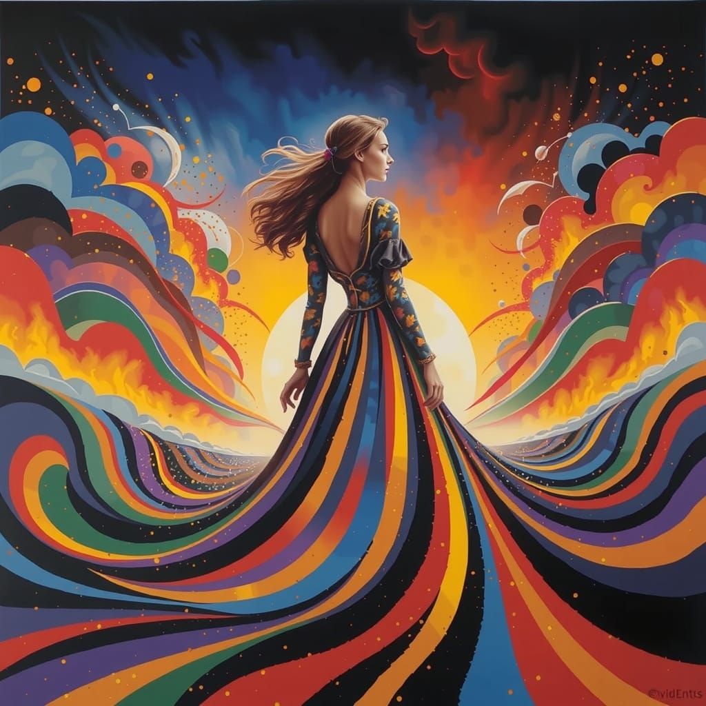 her beauty has no boundaries, no rules, no colors