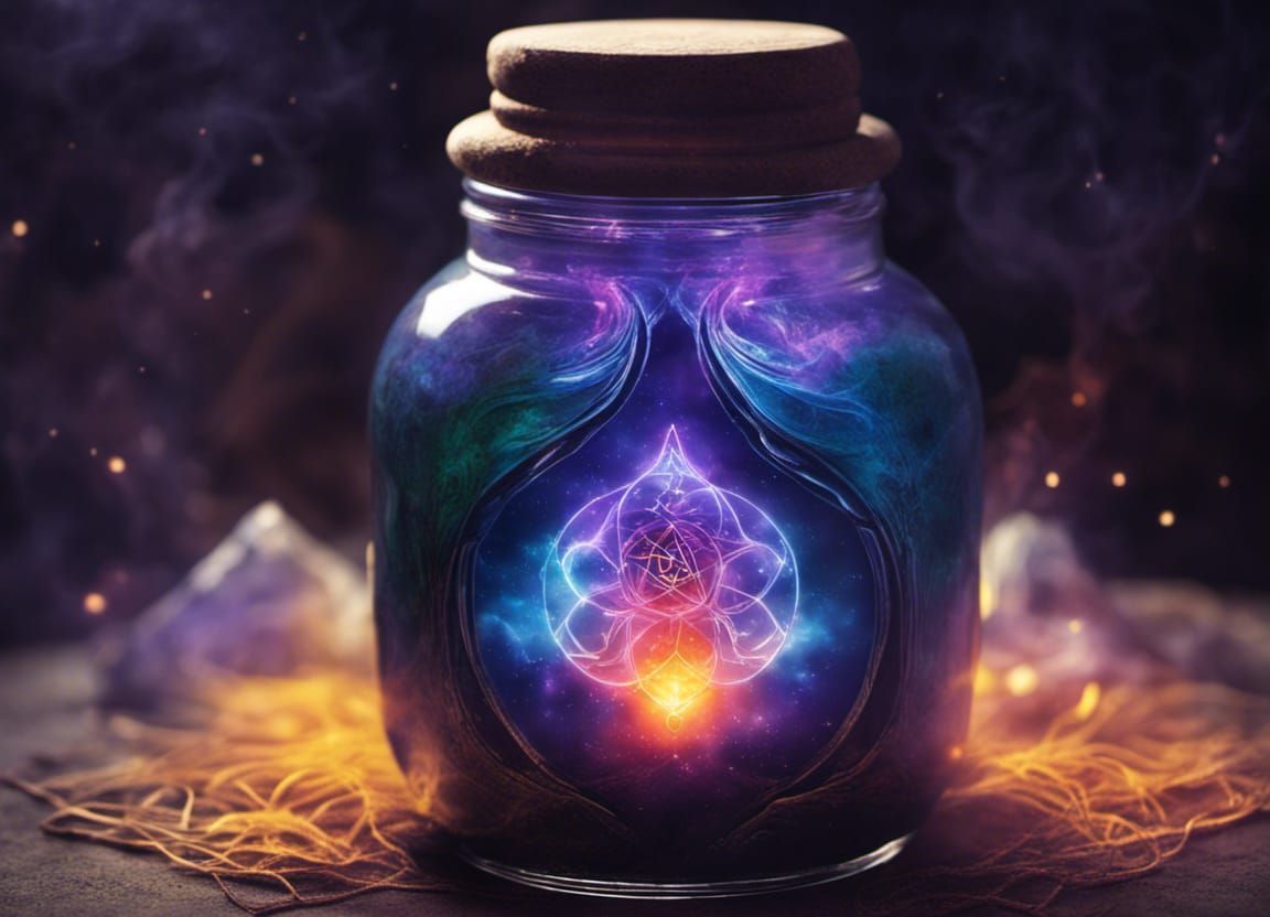 Arcane Soul Jar with Chakra Energy