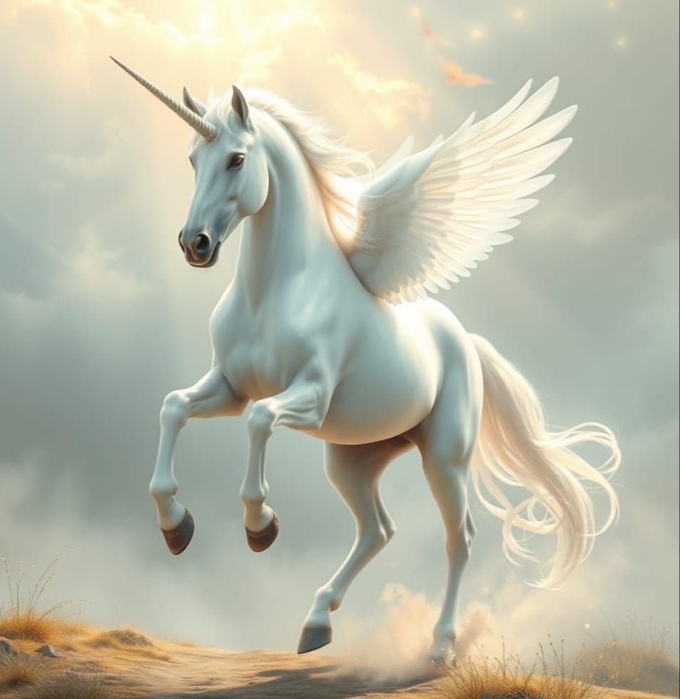Unicorn Pegasus Morph: A Mythical Transformation