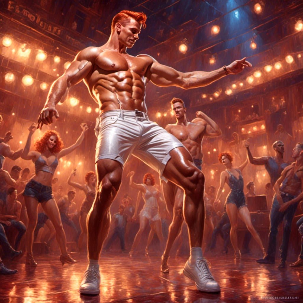 Redhead Singer's Sweaty Rockabilly Performance