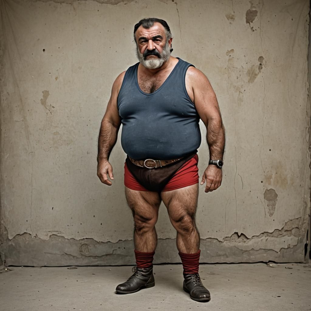 A Muscular Turkish Wrestler Photography