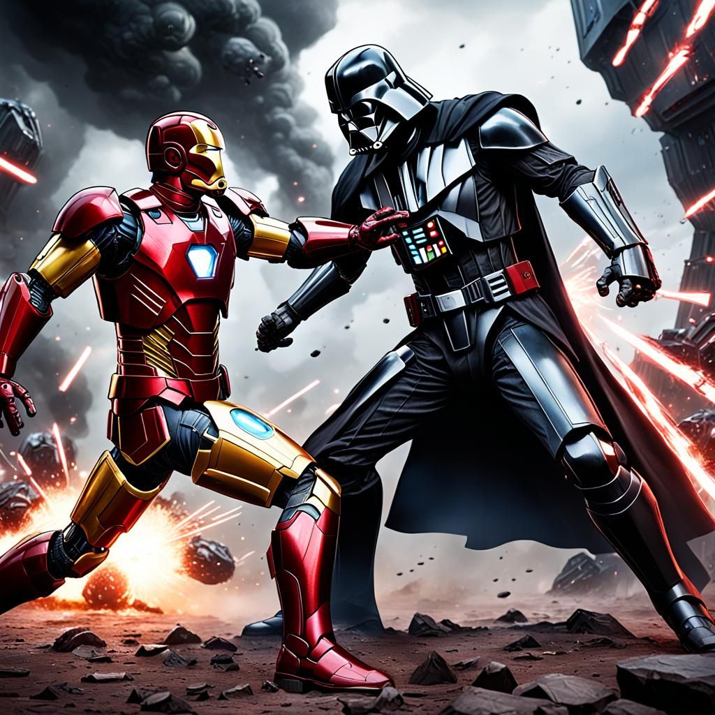 Epic Battle: Darth Vader vs. Iron Man