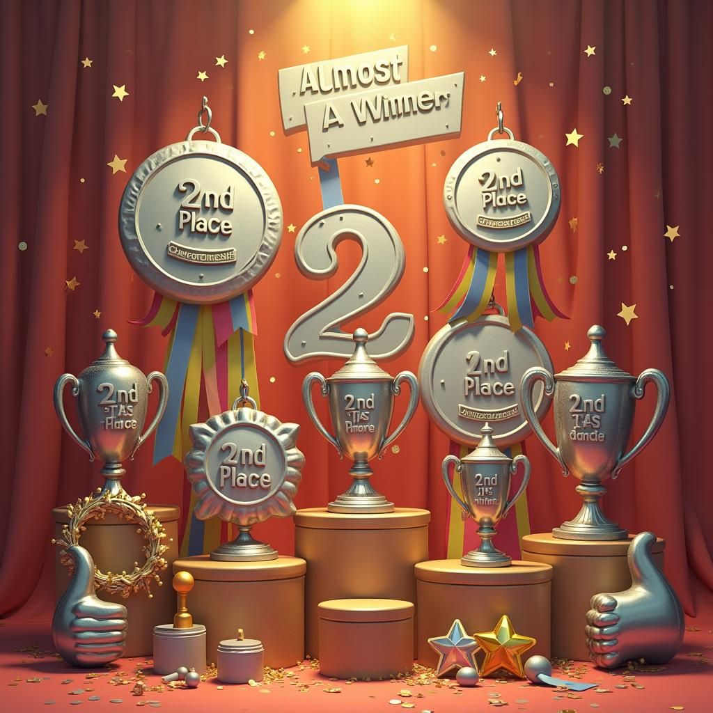 Humorous Second Place Awards in Digital Art Style