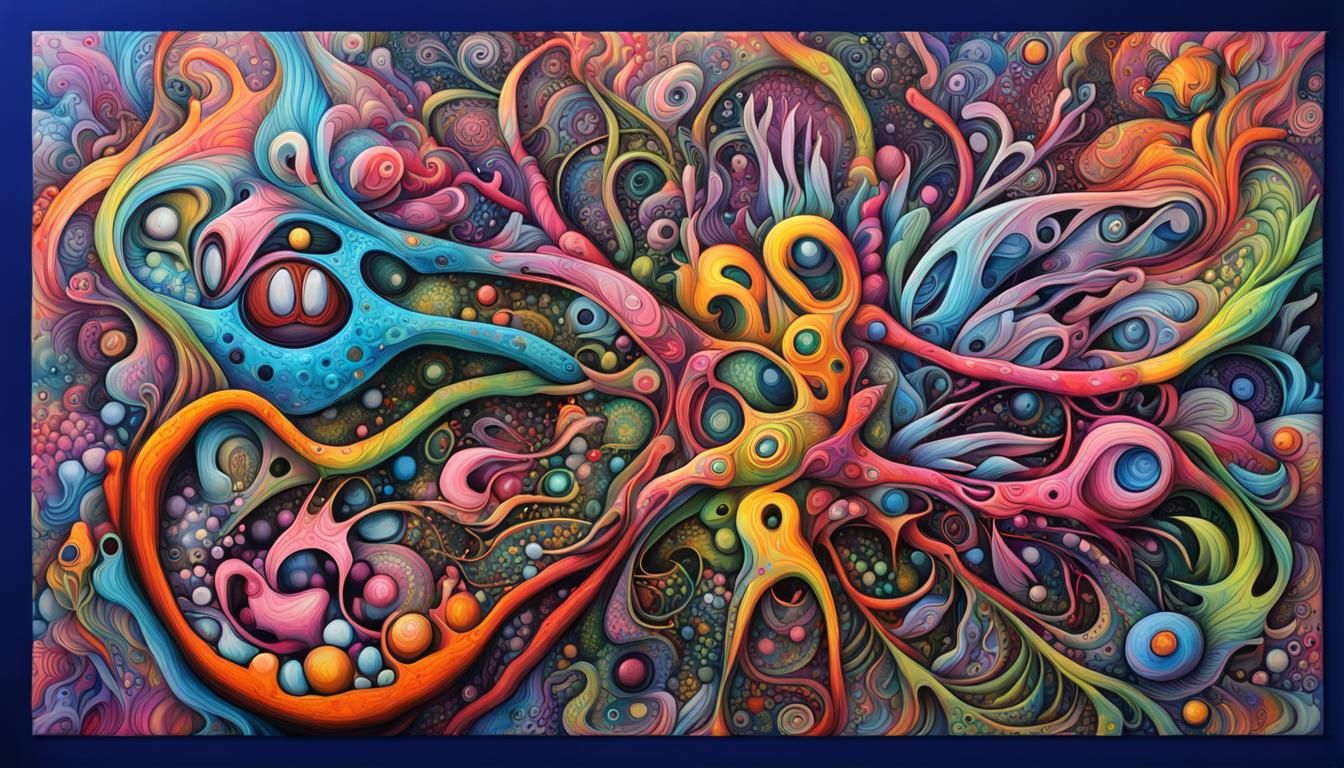 Love-Inspired Graffiti Art with Melting Paint Effect