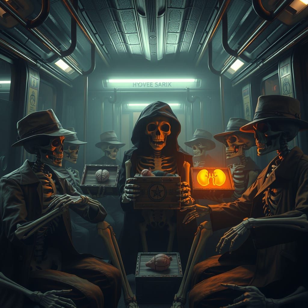 Mystical NYC Subway Confrontation: Skeletons and an Alien Am...