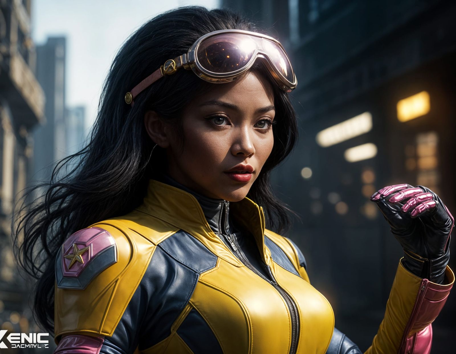 Jubilee of X-Men in Animated Series Style