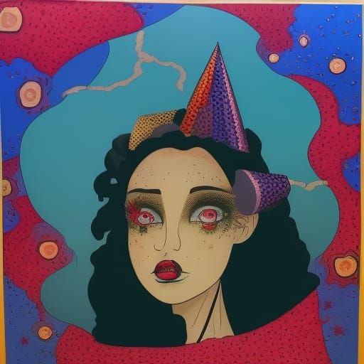 "Birthday Girl" - Surreal/Fantasy/Off-Beat/Scifi/Bizarro Illustration Art
