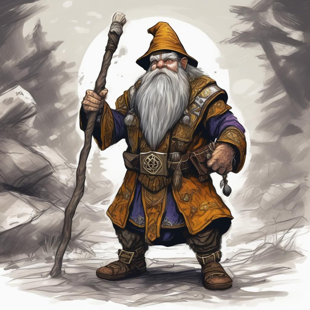 Oobakbak Danger mcHairychicnin the idiotic dwarf wizard
