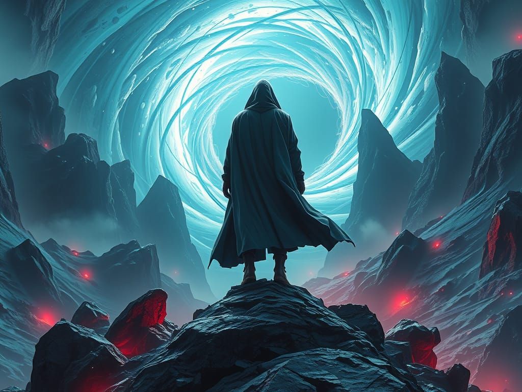 Victorious Outcast Amidst Cosmic Ruins