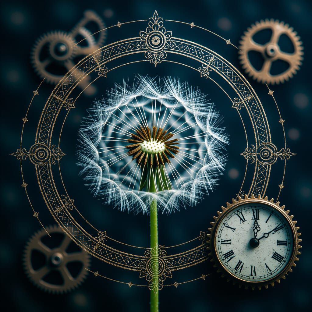 Dandelion and Clockwork: Interdimensional Travel Concept