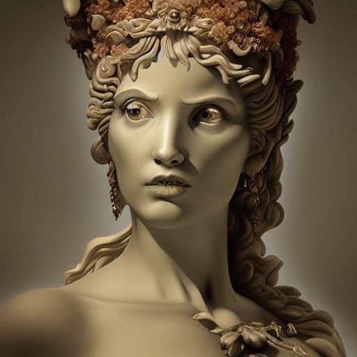 Persephone Sculpture: Goddess of the Underworld