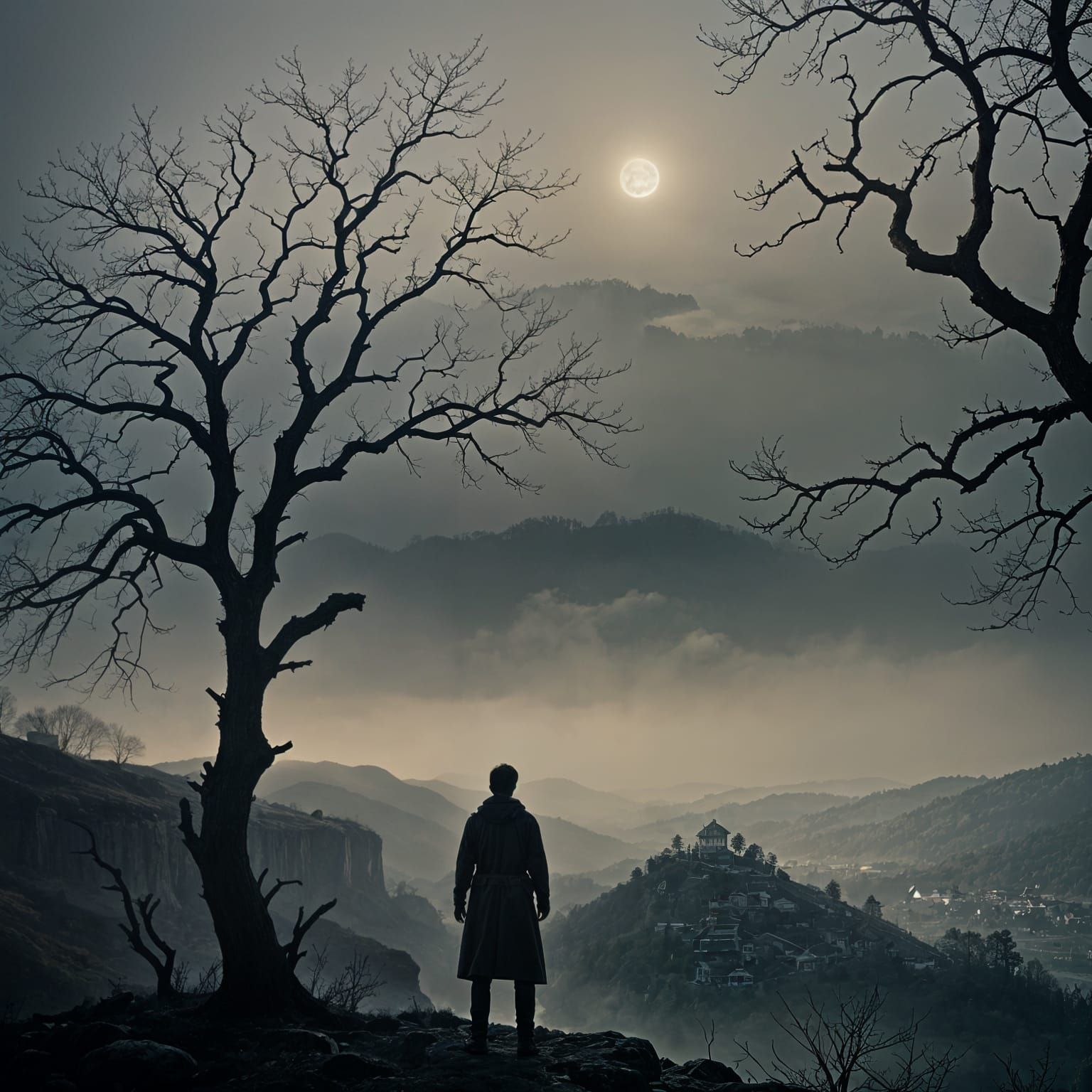 Abstract Image of Casting Shadows