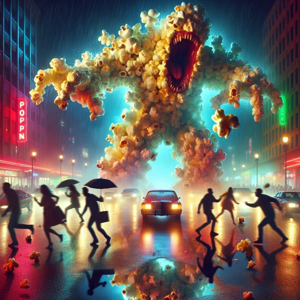 Munster Popcorn - Eat or be eaten