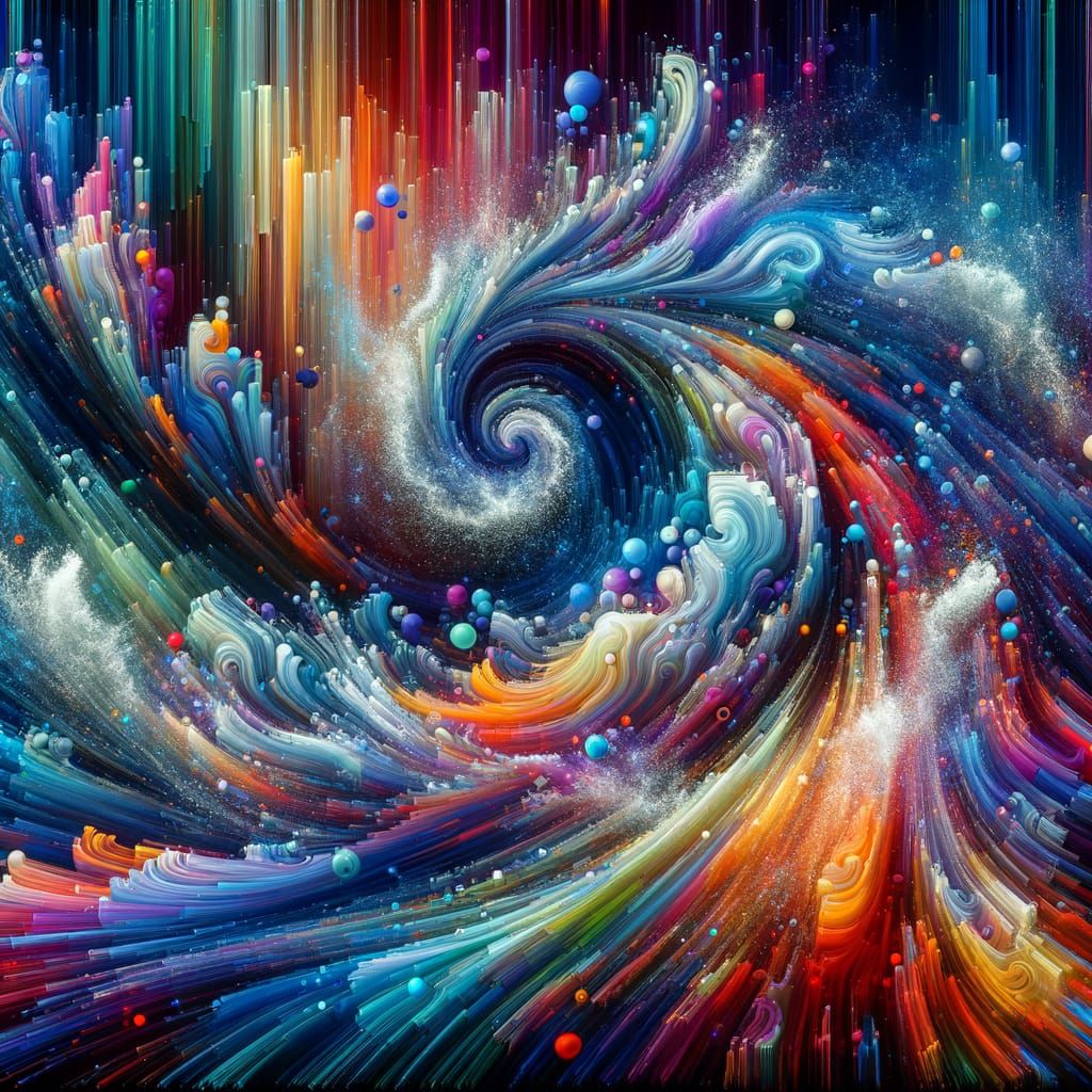 Kinetic Energy: An Abstract Impressionist Motion Study