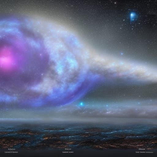 Spectacular Supernova in Detailed Digital Painting