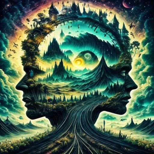 Dreams Unraveling into Reality: Surrealcore Image