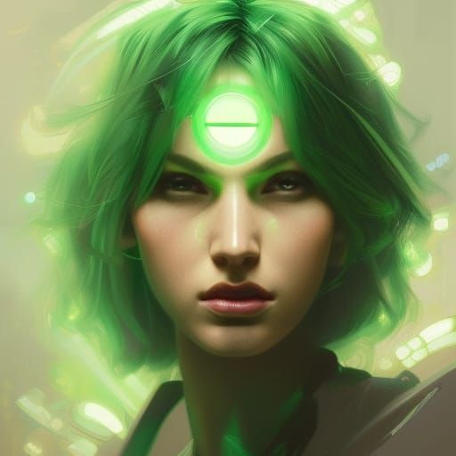 Hyperdetailed Portrait with Volumetric Lighting