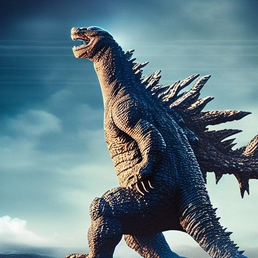 Stylized Godzilla Rendering