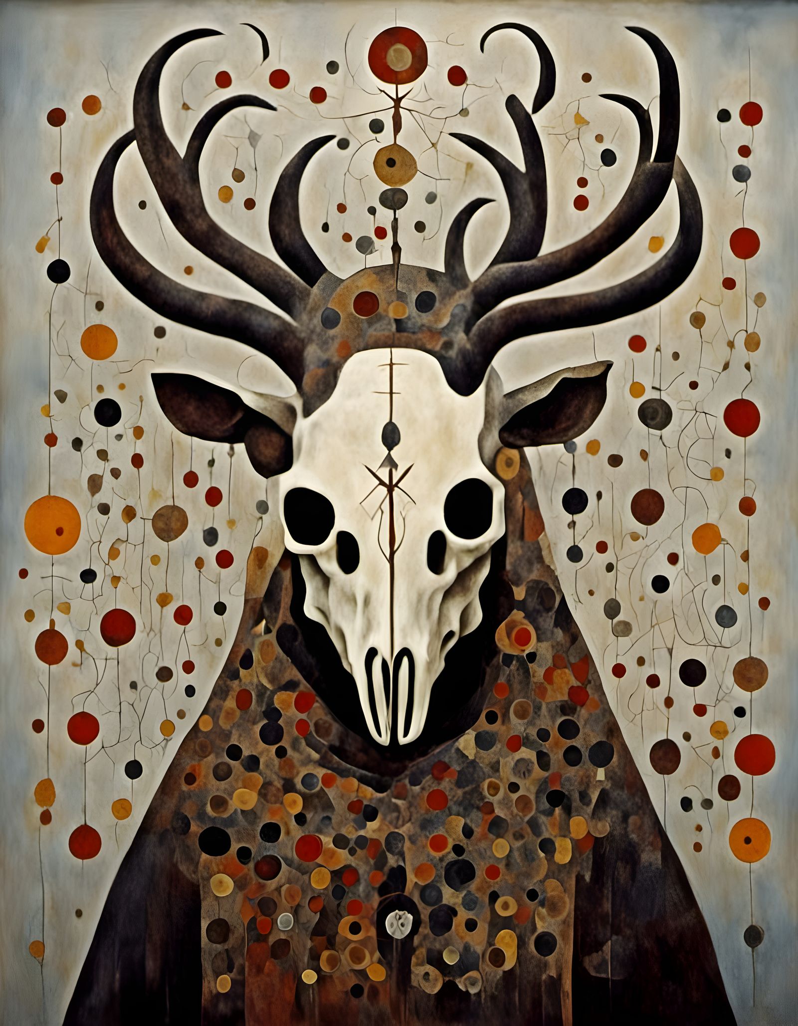 Ethereal Realism in Dark Fantasy: Pagan Priest in Mystical C...