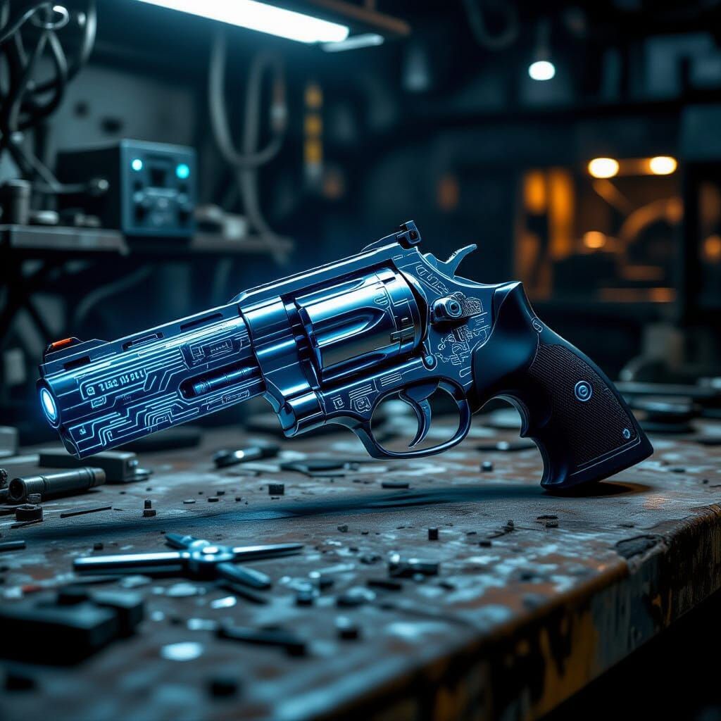 A Futuristic Revolver