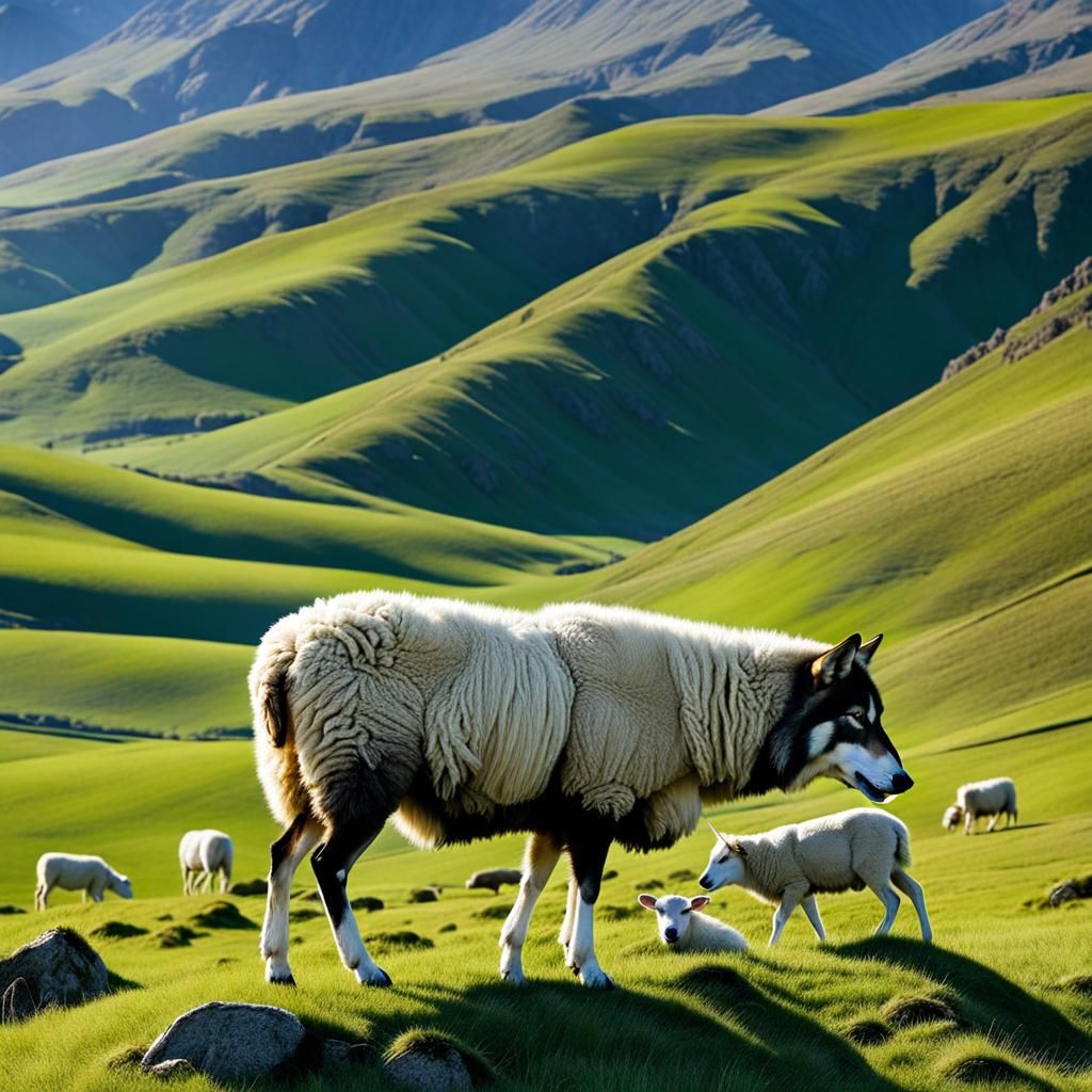 A Wolf in Sheep's Clothing Amongst Flock