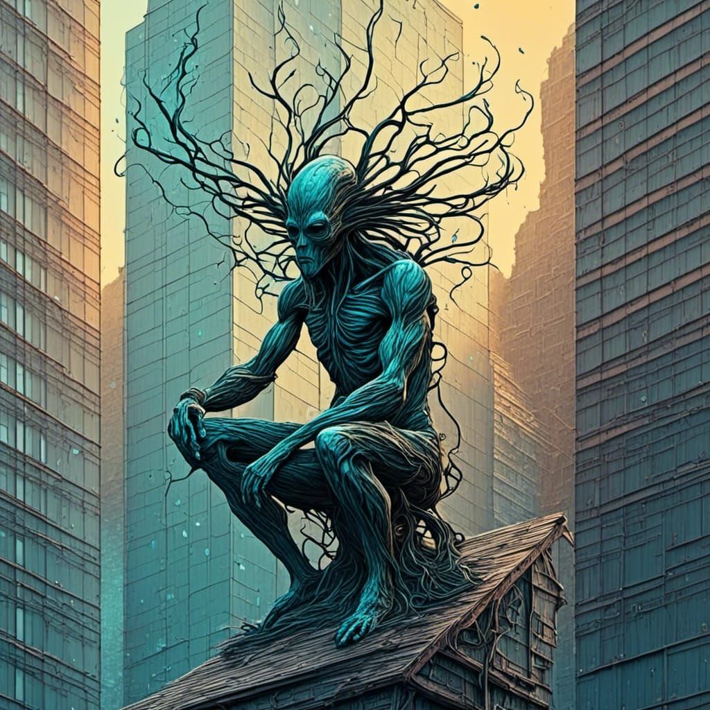 <lora:Omimimo:1.0> The Futuristic Philosopher.