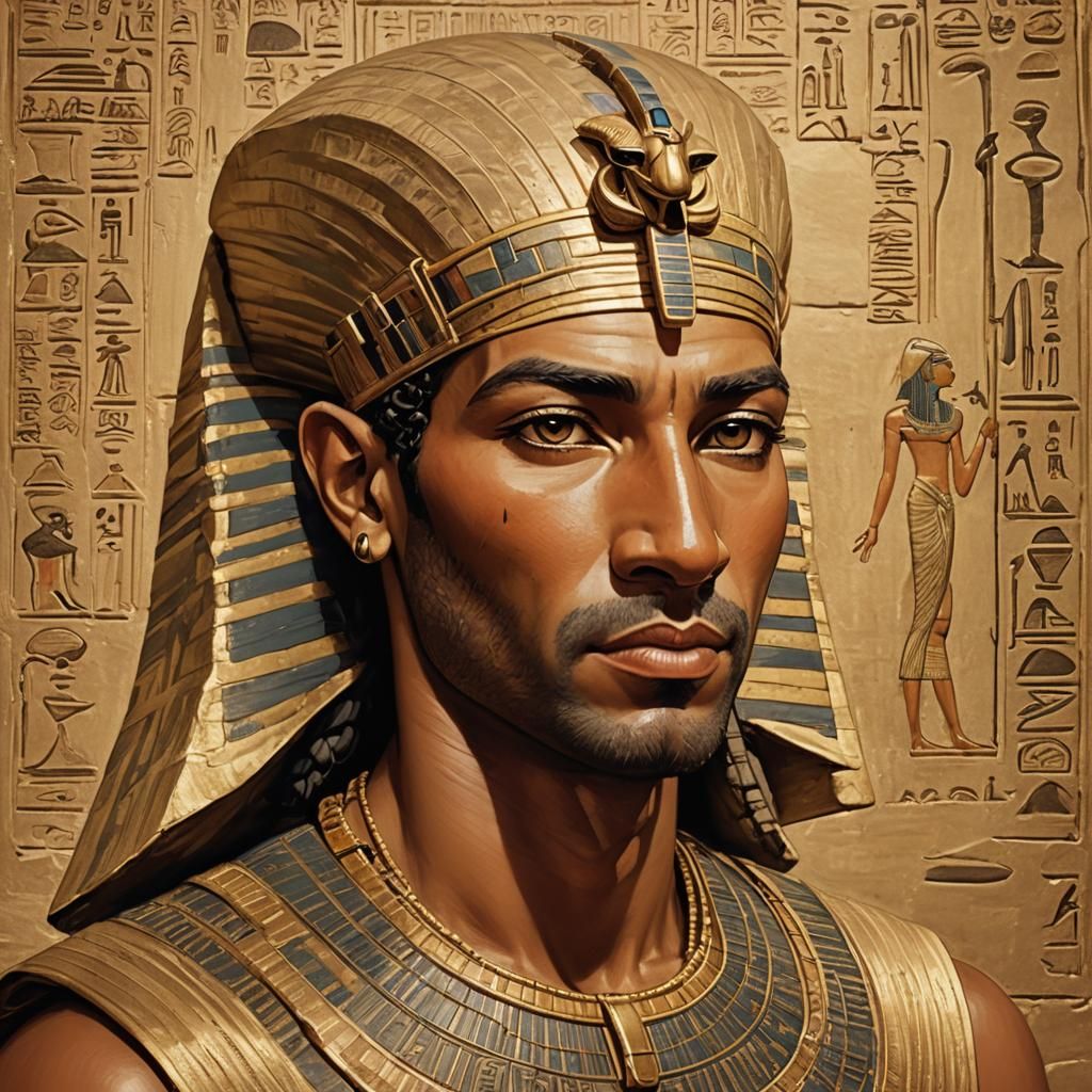 Egyptian Portrait of Ahmose Pen-Nekhebet Iry Ahmose