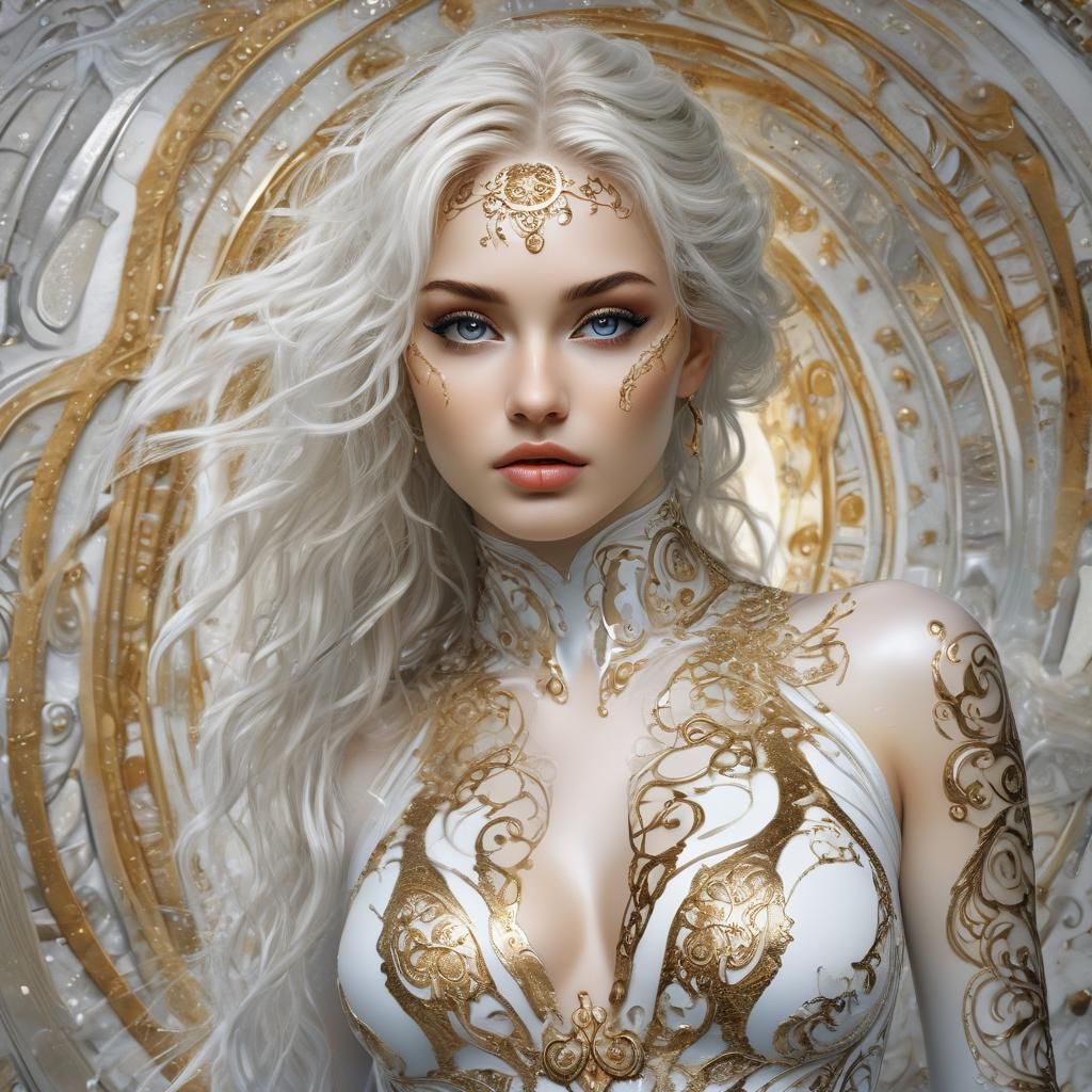 Surreal Beauty in Hyperrealistic Bodypainting