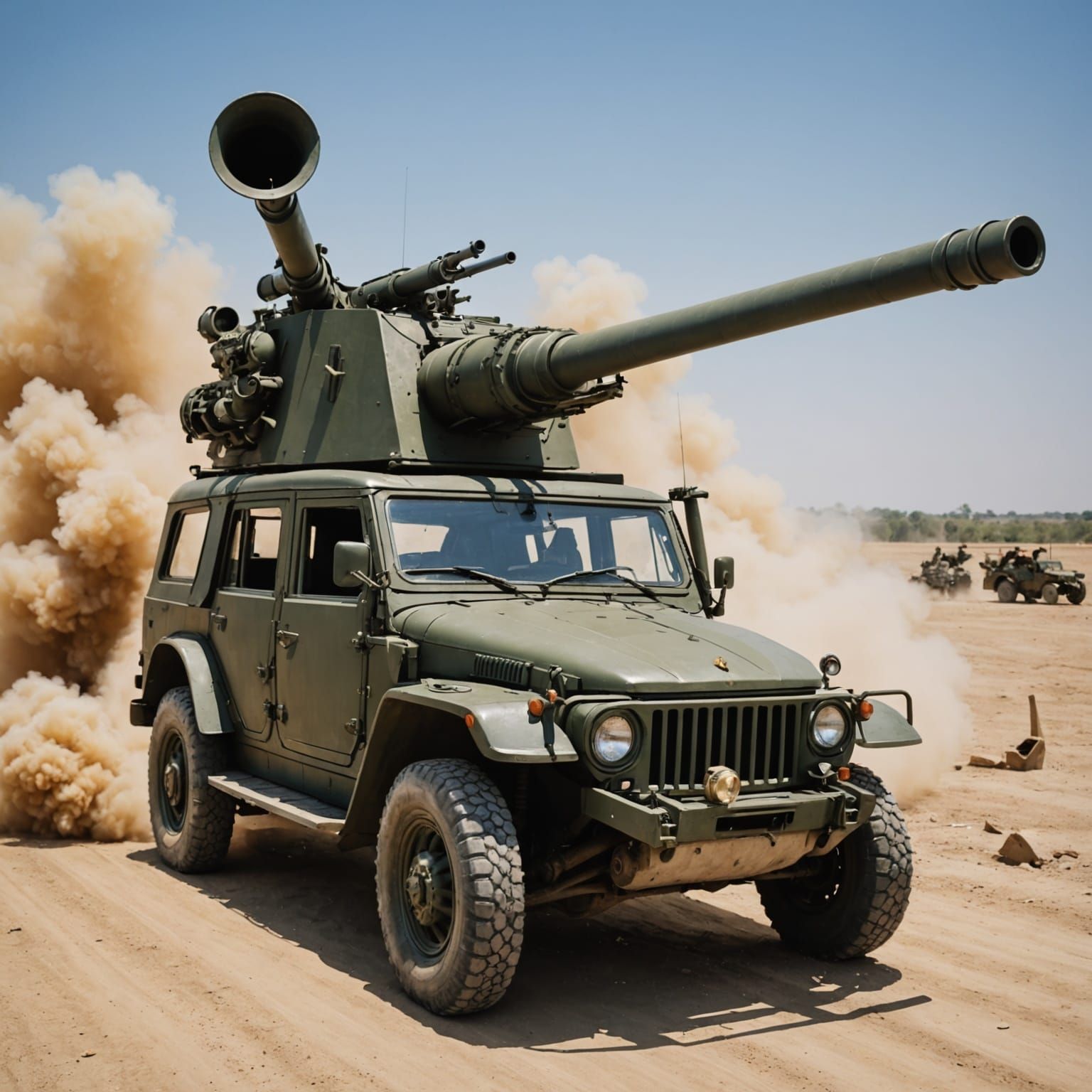 Armored Car with Artillery Gun
