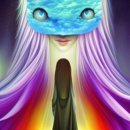 Sister Dew: Matte Digital Illustration in 16K