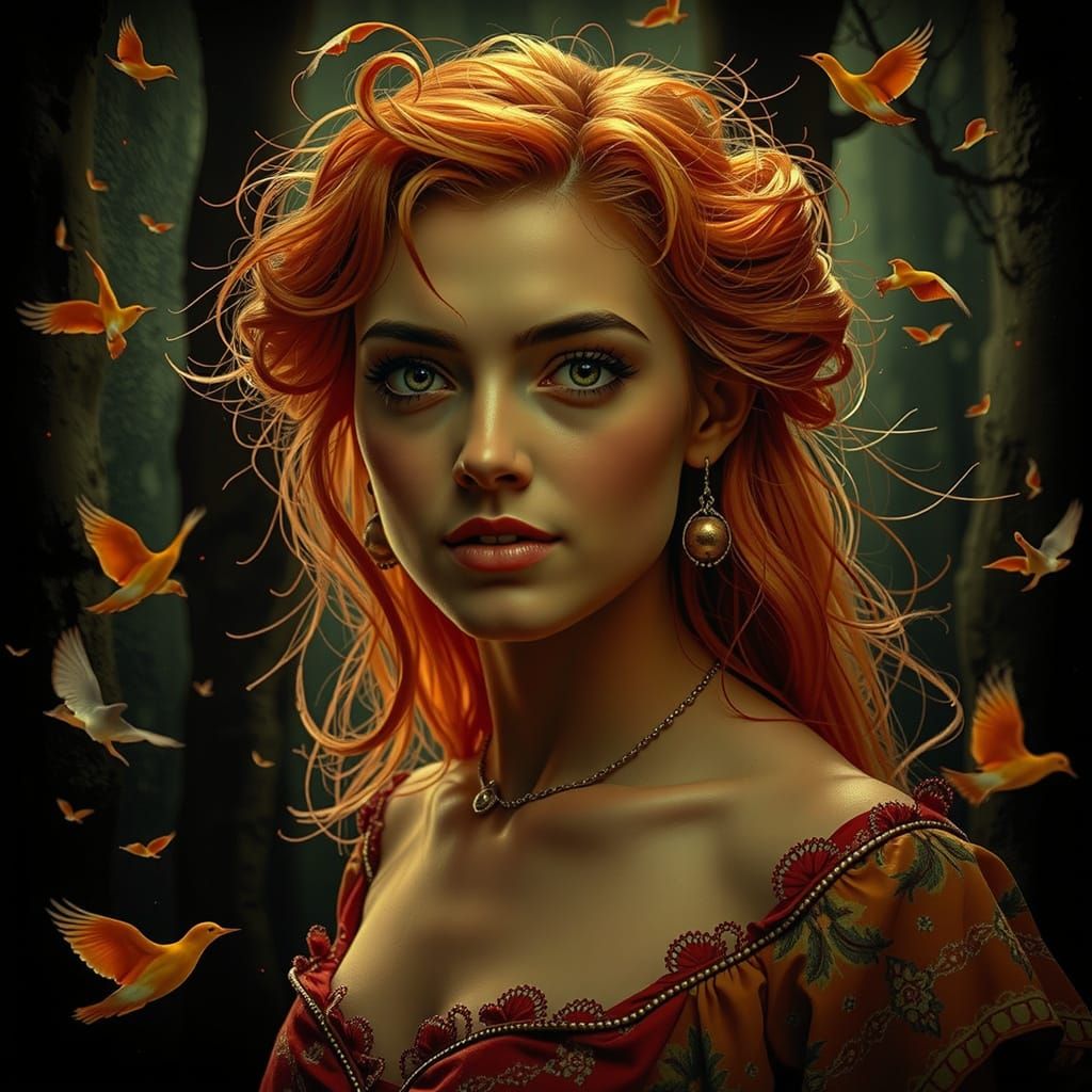 Abstract Swirling Vortex Patterns