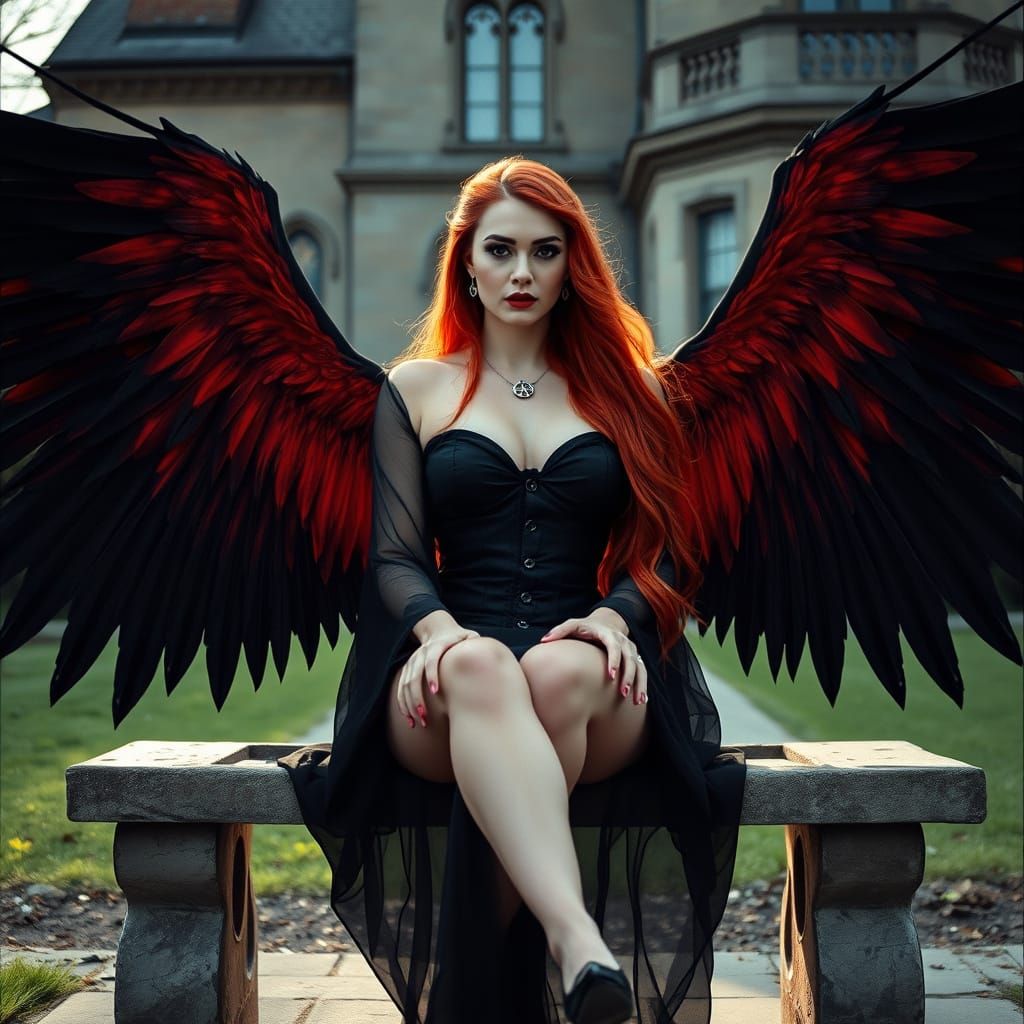 Goddess in Victorian Elegance