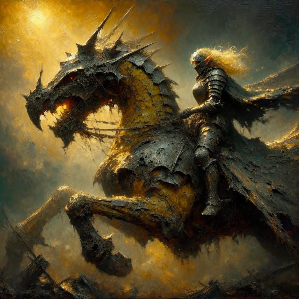 Ethereal Elf Maiden Rides into Ancient Chaos