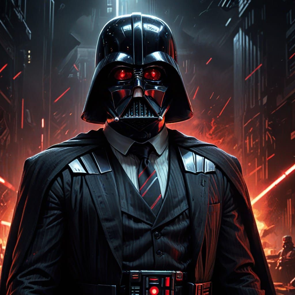 Darth Vader as President: Comic Book Art