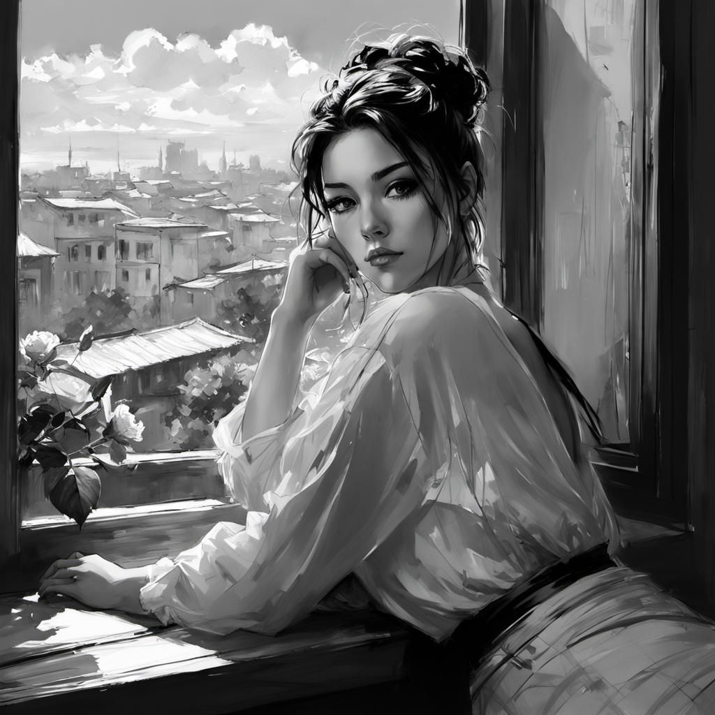 Maki Jujutsu Kaisen Inspired Pencil Sketch