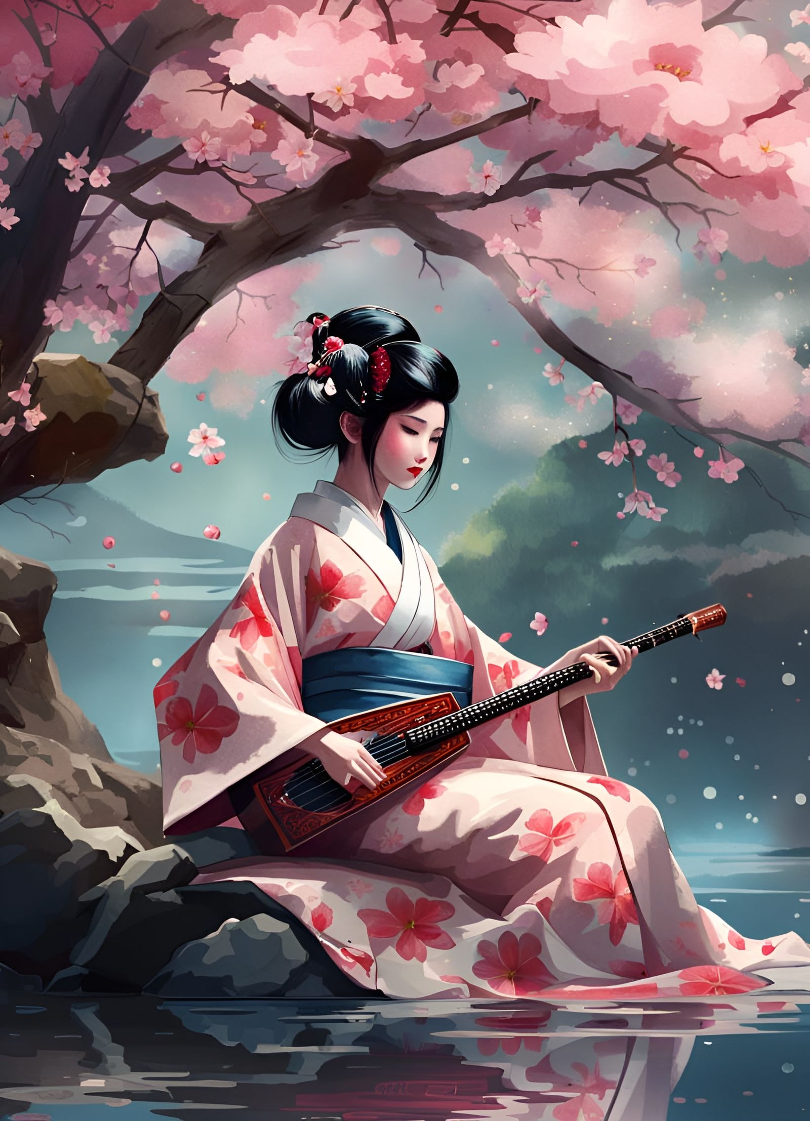Cherry Blossom geisha
