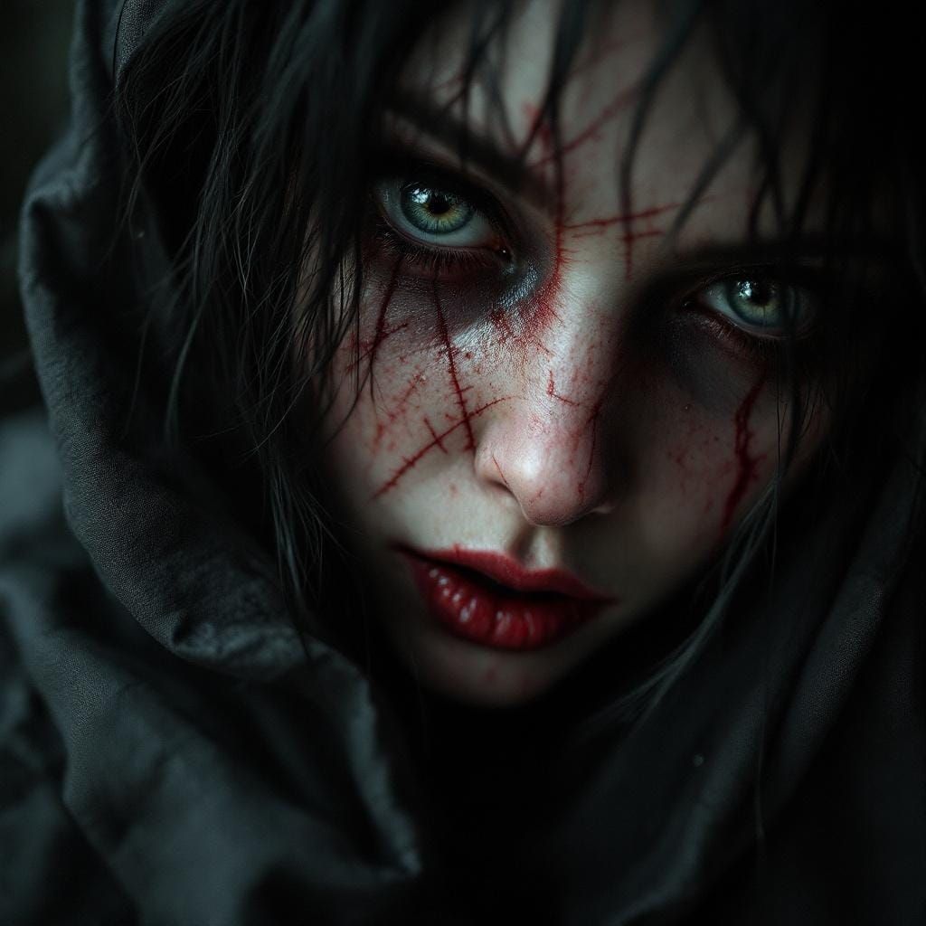 Creepy Sewn-Up Marionette: Photorealistic Digital Art