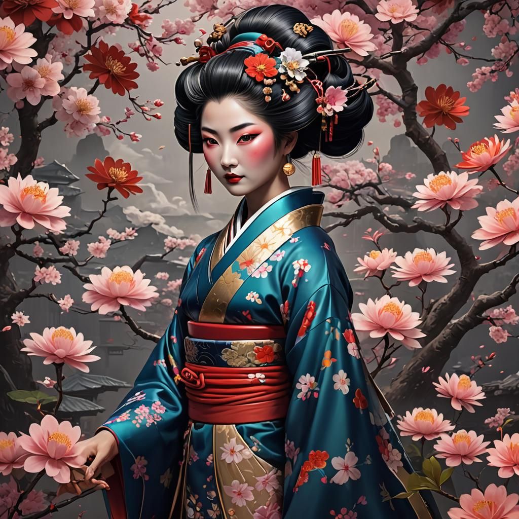 blooming flowers