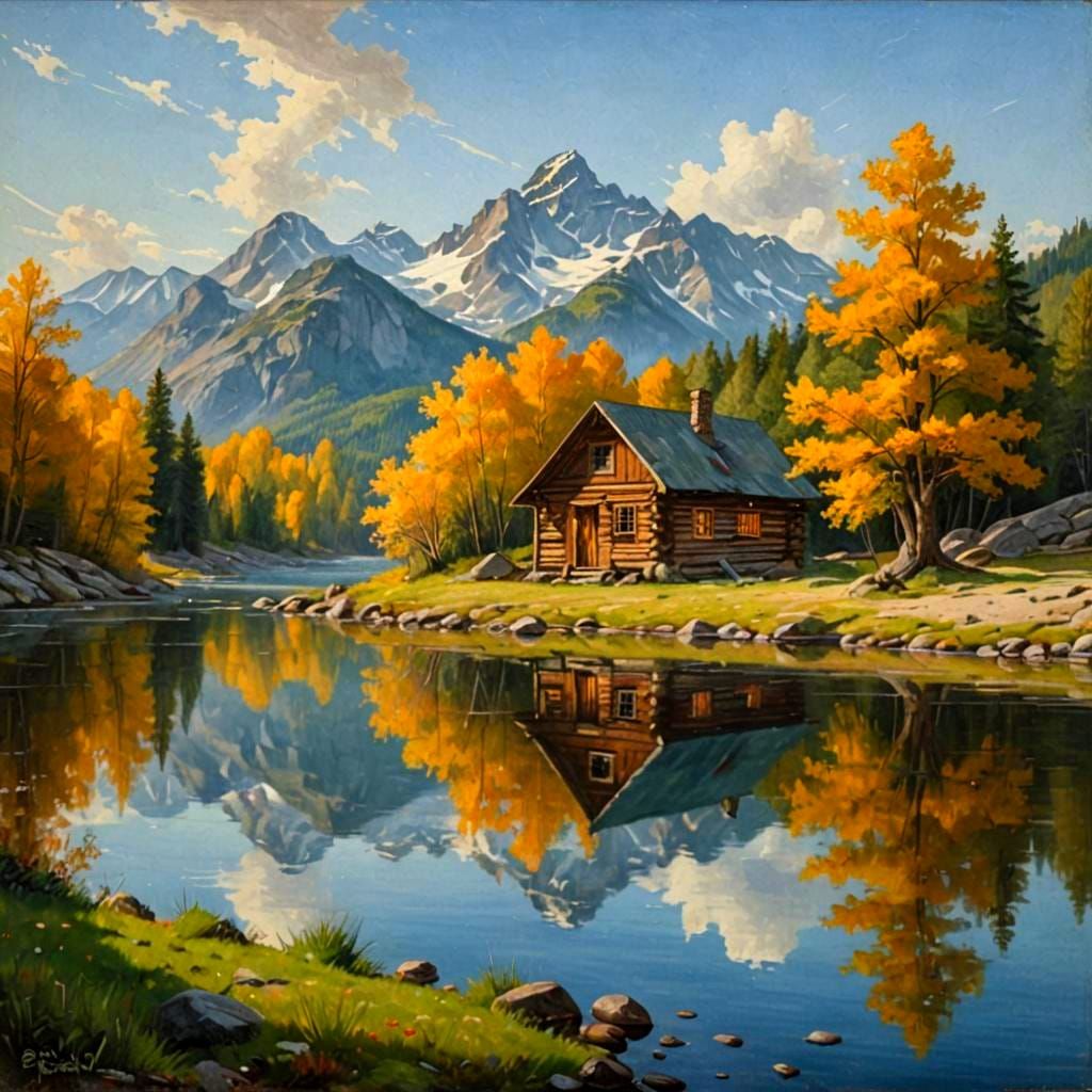 Mountain Cabin Retreat by the River