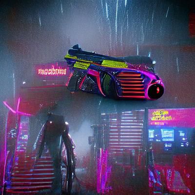 Cyberpunk 2099 Murder Machine in Neon