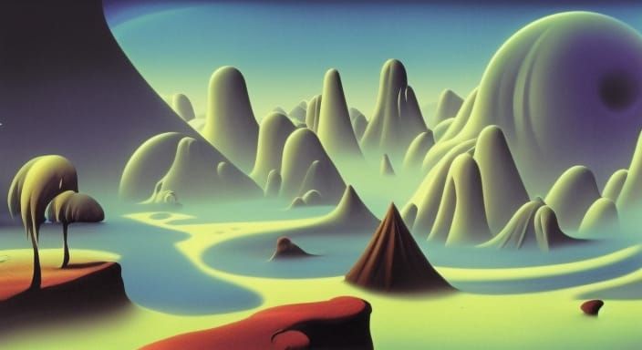 Mystical Dreamscape with Dynamic Lighting