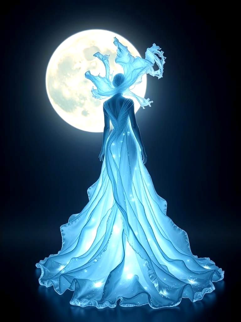 Arctic Luminescent Gown
